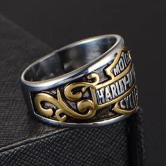 Harley Davidson Mens biker ring - Picture 4 of 5